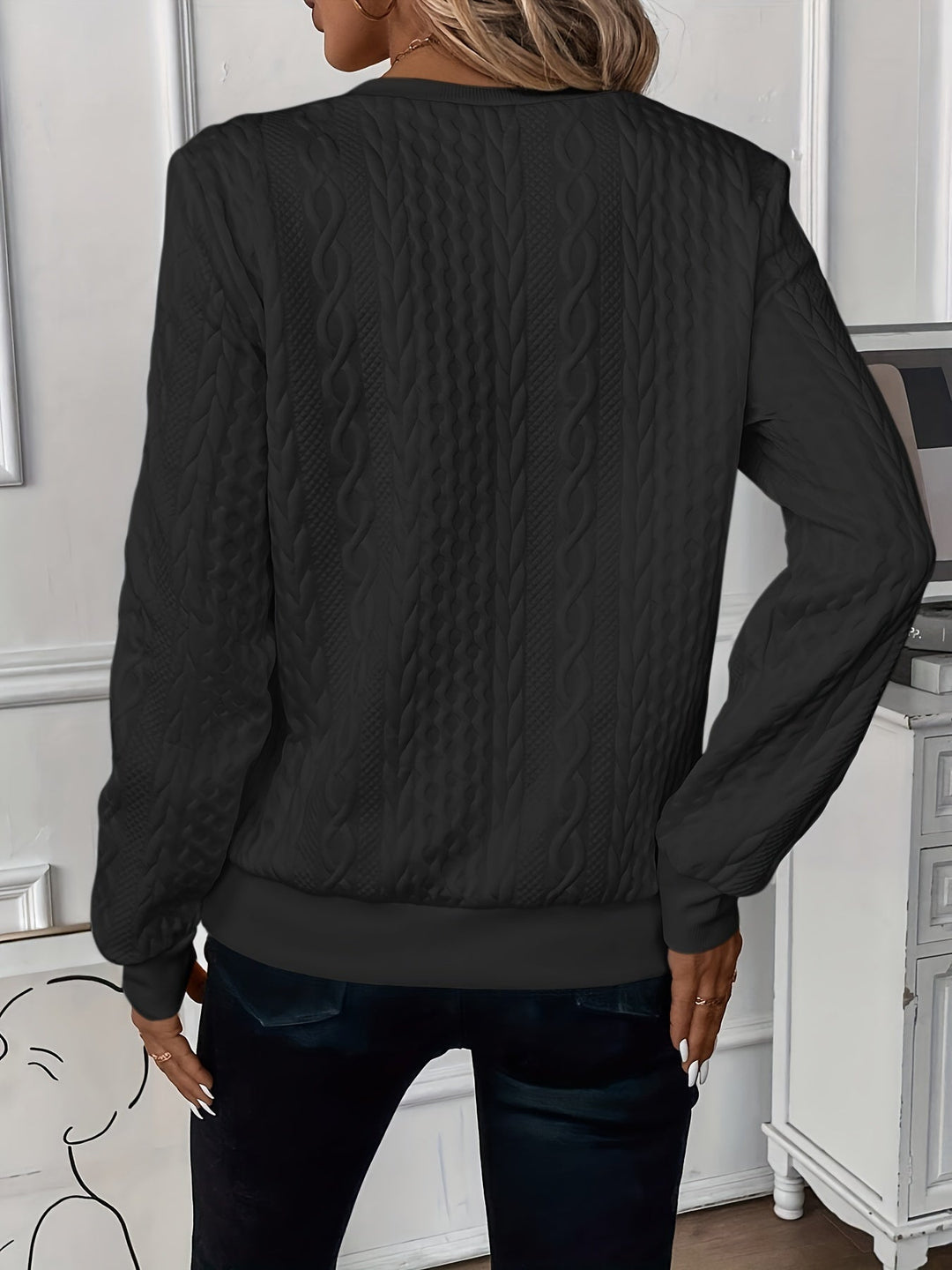 Women's Half-Zip Pullover Sweater