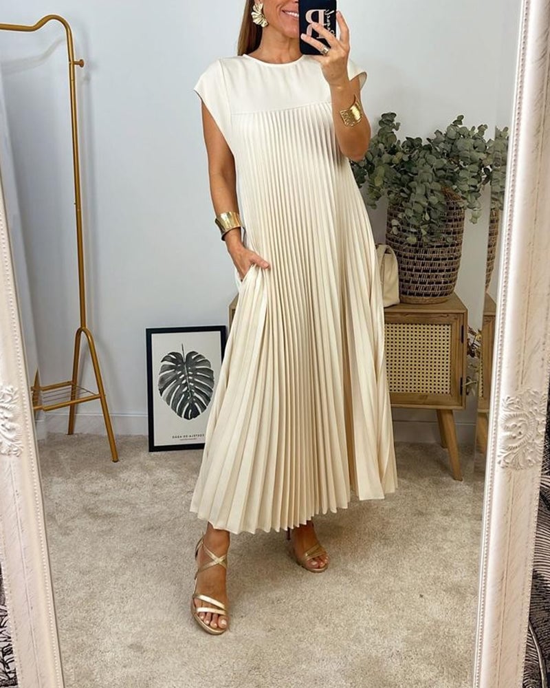 Everyday Comfort Dress – Beige
