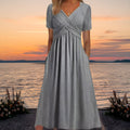 Women's Elegant Flattering Dress – Gray