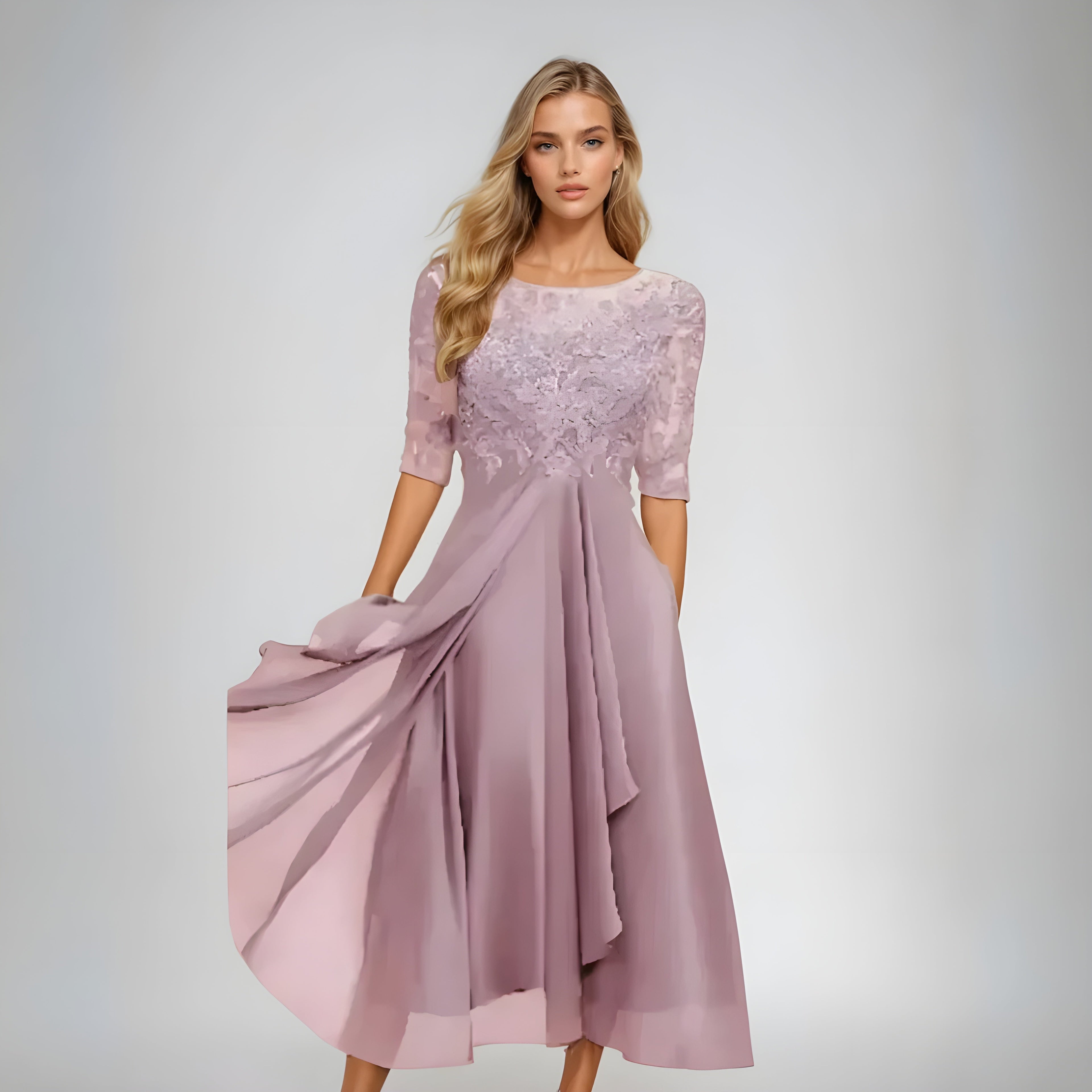 Romantic Wrap Dress