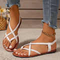 Women's Braided Strap Supportive Sandals