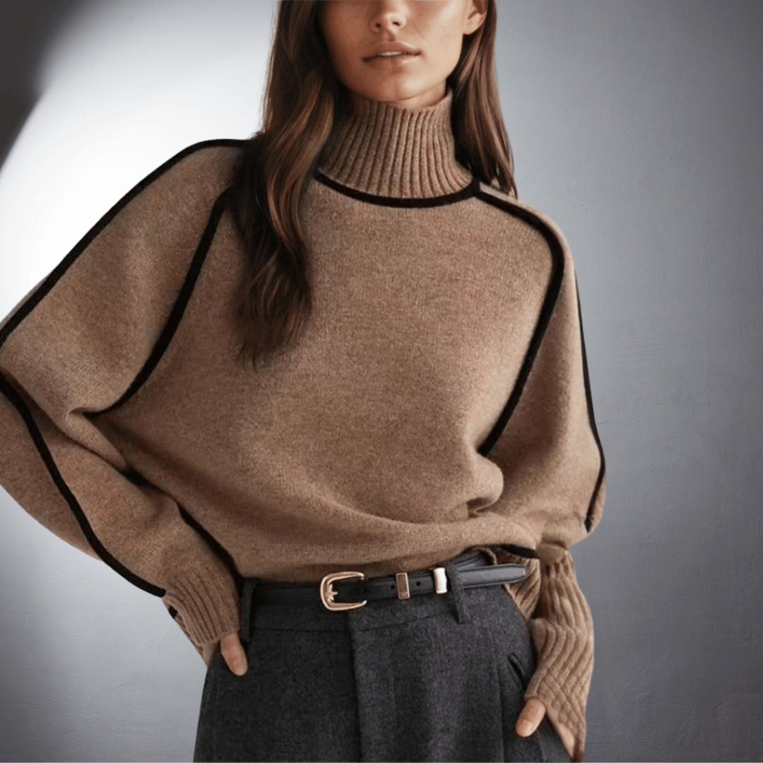 Women's Organic Turtleneck Sweater