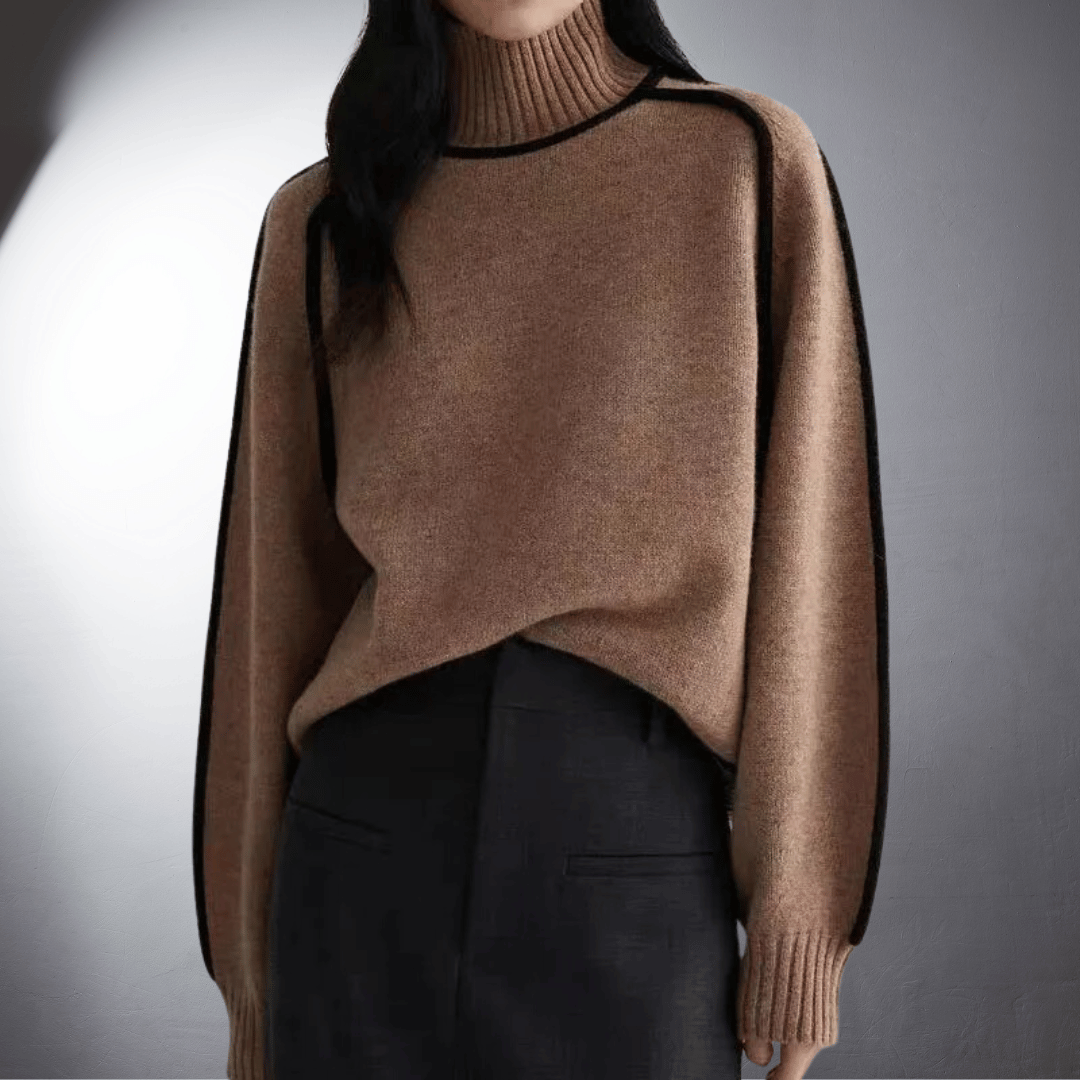 Women's Organic Turtleneck Sweater