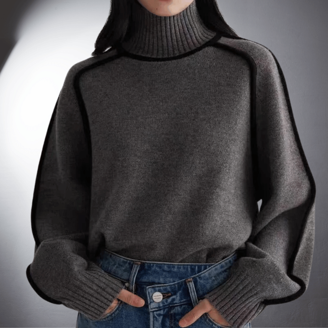 Women's Organic Turtleneck Sweater