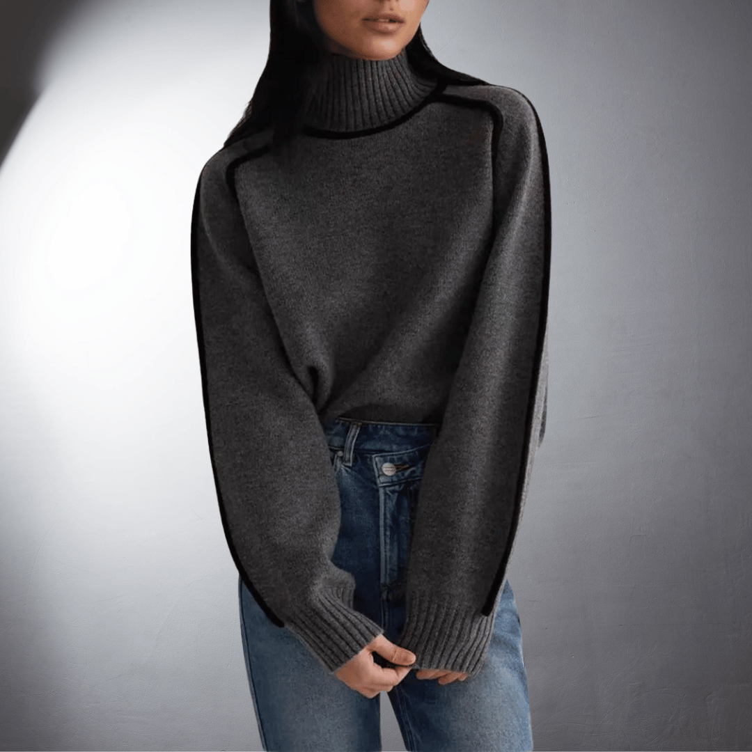 Women's Organic Turtleneck Sweater