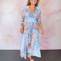 Women's Elegant V-Neck Summer Dress