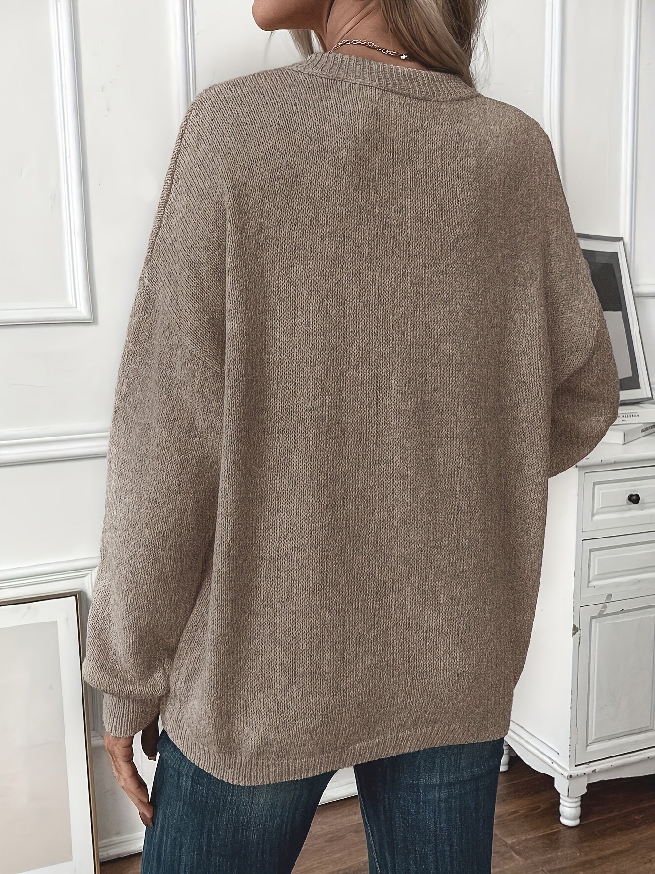 Soft Knit Sweater – Brown