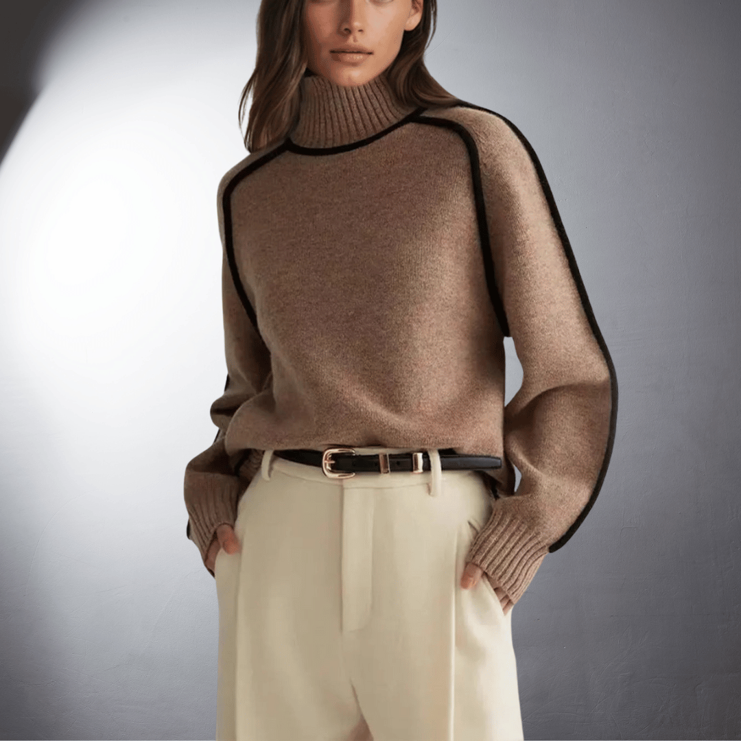 Women's Organic Turtleneck Sweater