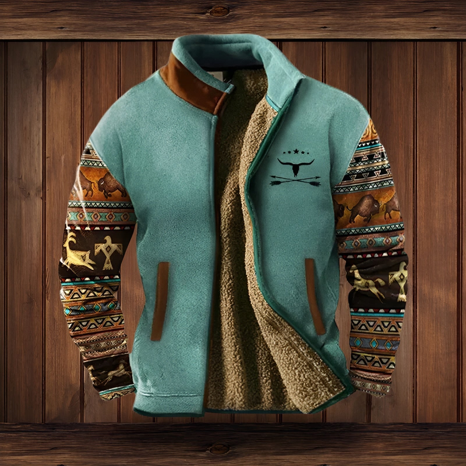 Men's Lined Fleece Jacket