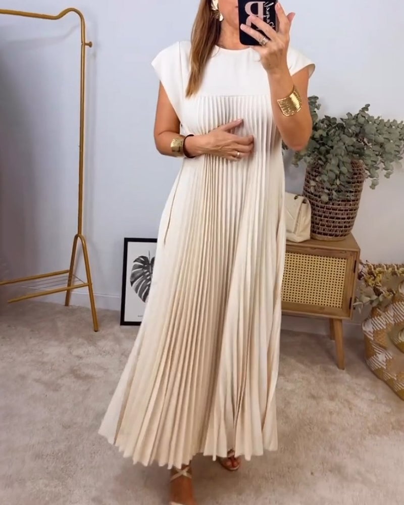 Everyday Comfort Dress – Beige