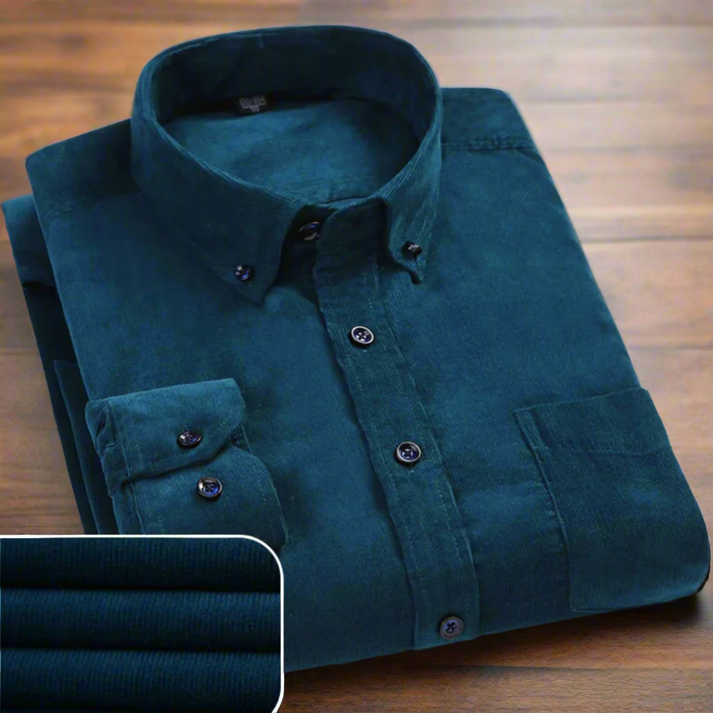 Men's Corduroy Long Sleeve Shirt