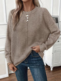 Soft Knit Sweater – Brown