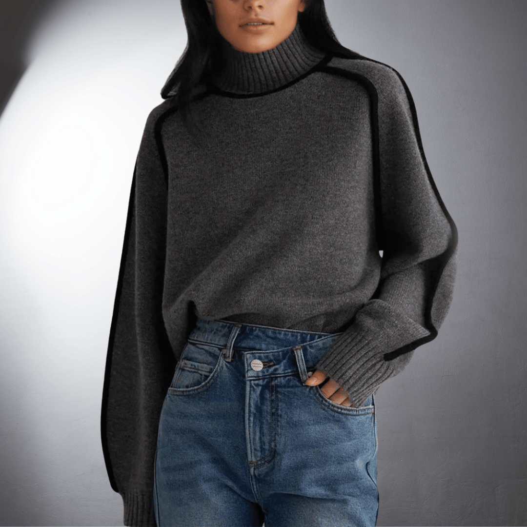 Women's Organic Turtleneck Sweater