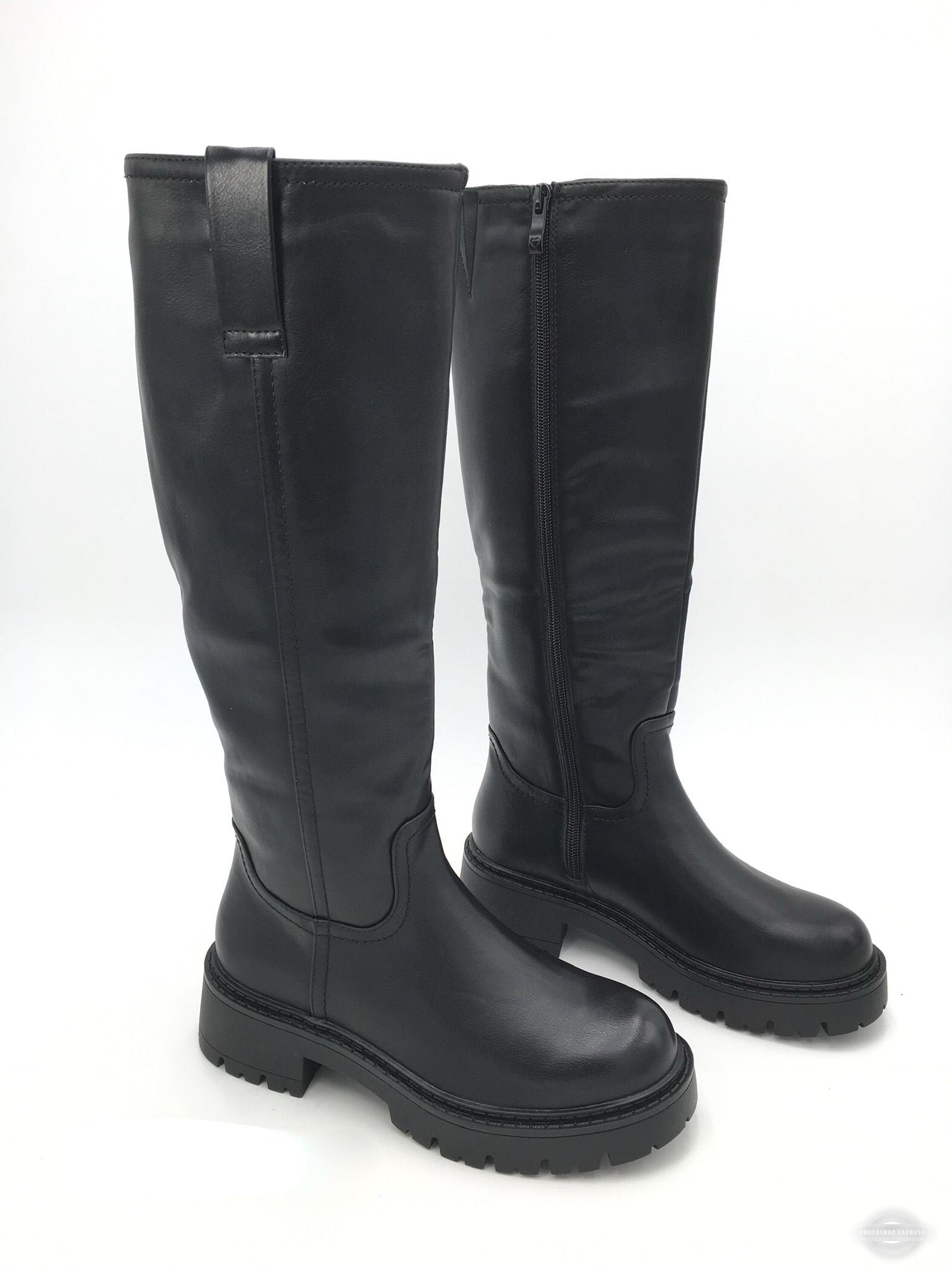 Women's Black Knee-High Boots