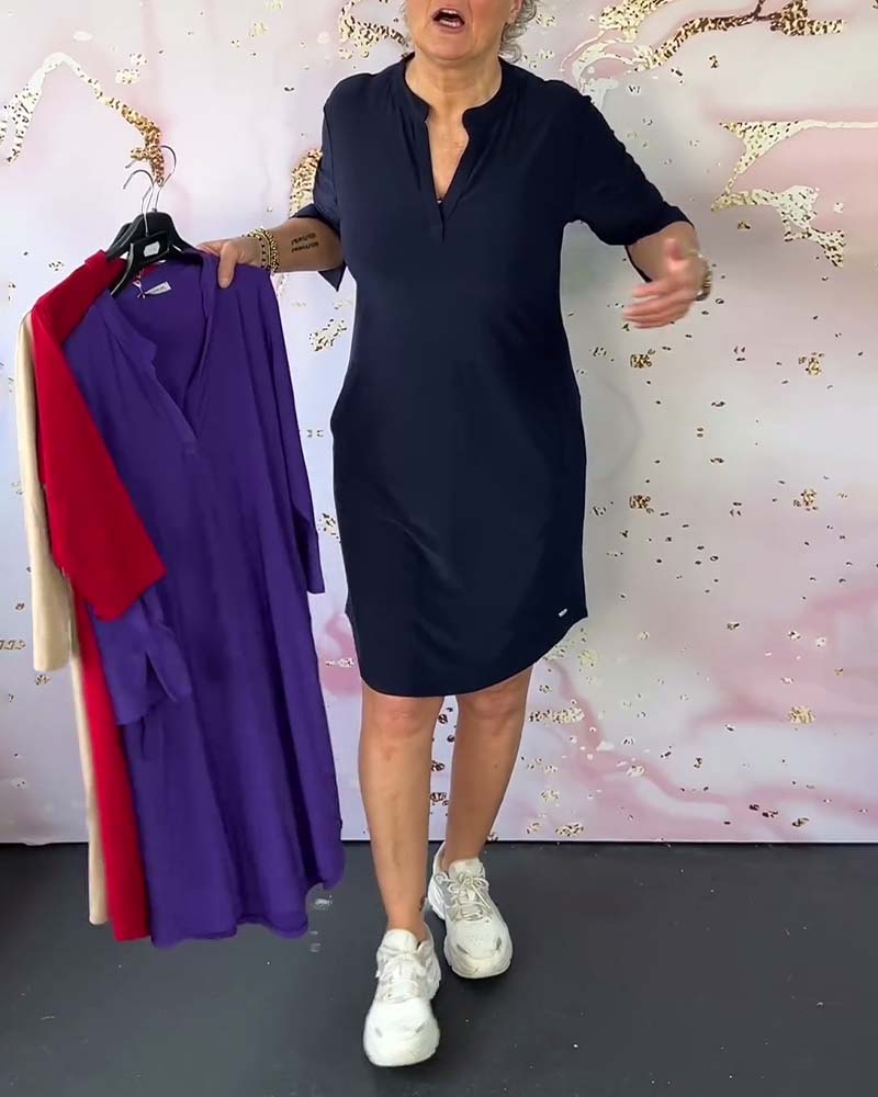 Women's V-Neck Dress