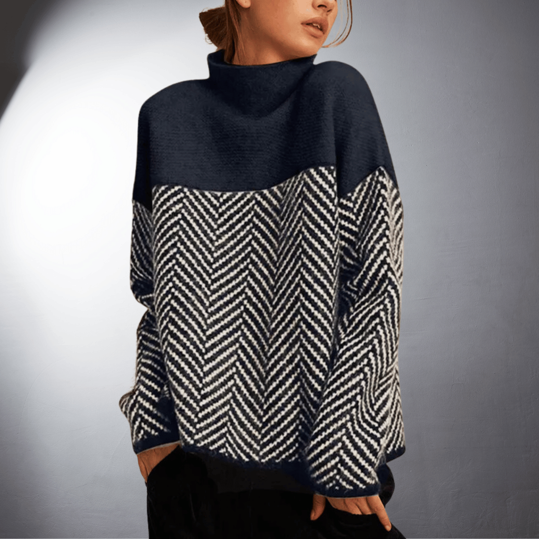 Women's Cotton Turtleneck Sweater