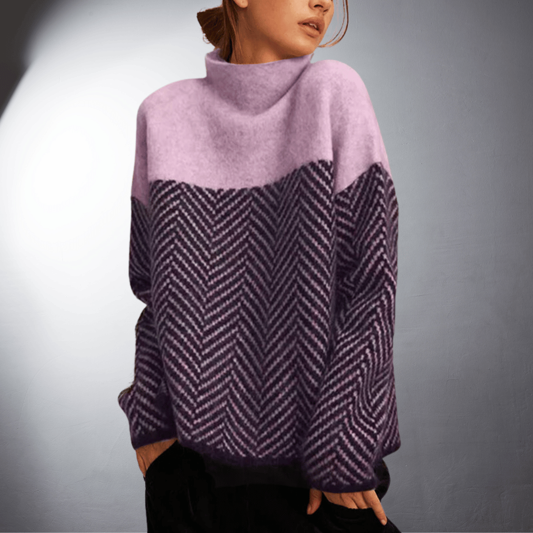 Women's Cotton Turtleneck Sweater