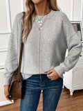Soft Knit Sweater – Gray