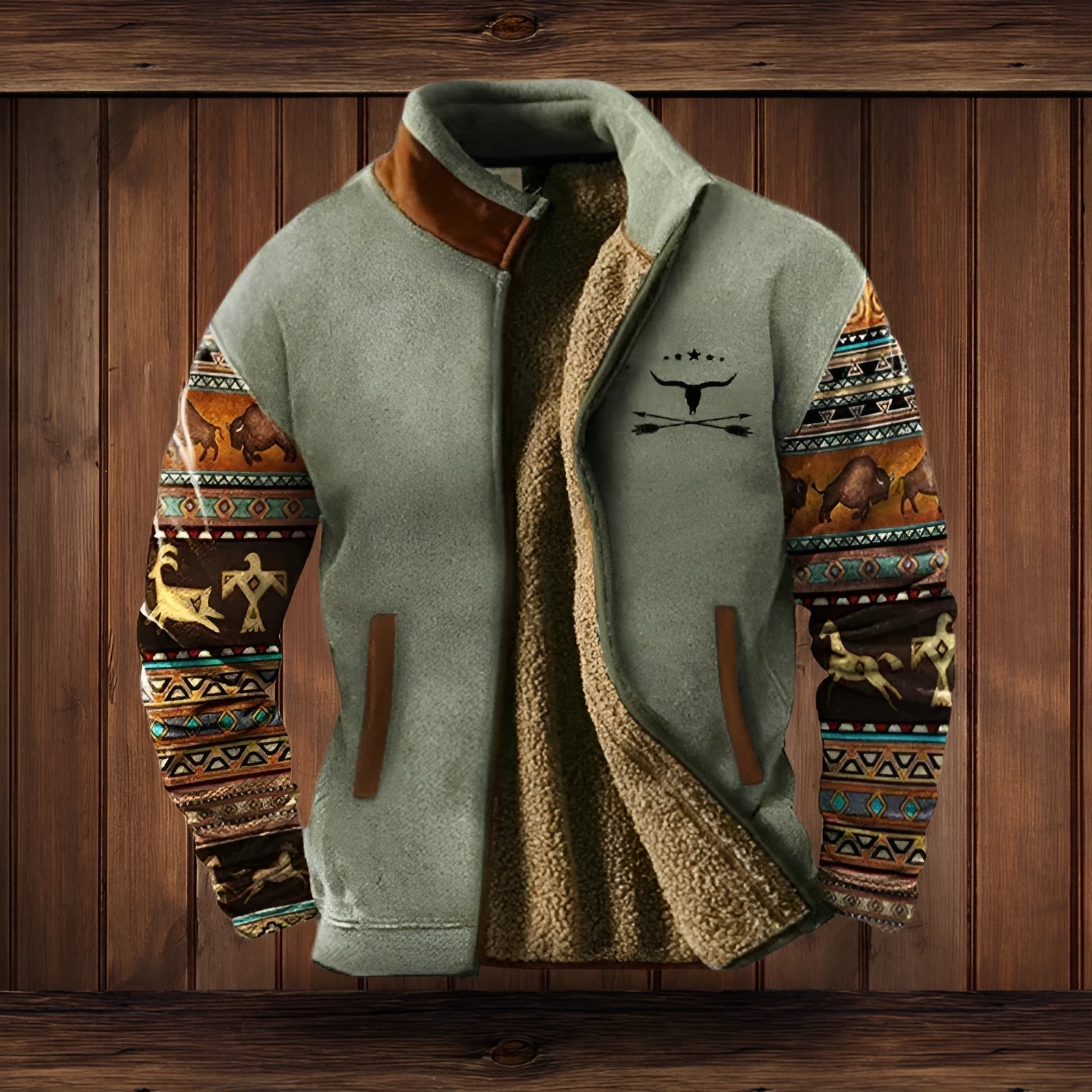 Men's Lined Fleece Jacket