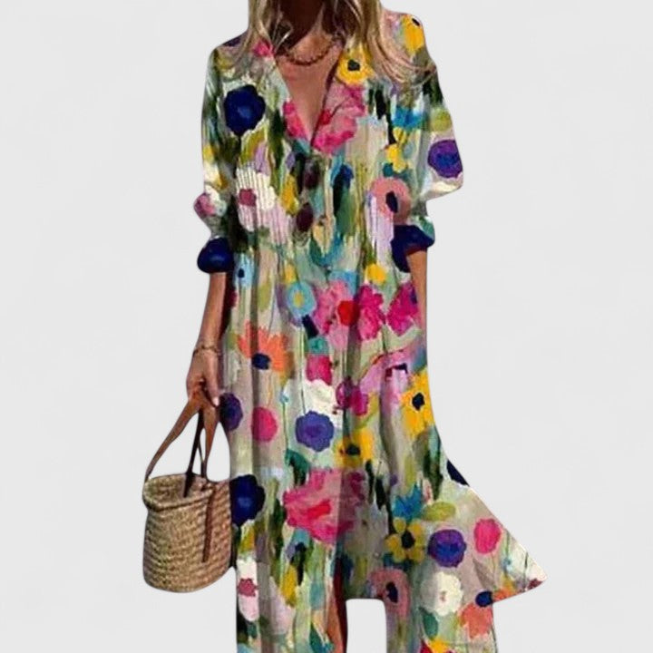 Viona Elegant Boho Dress