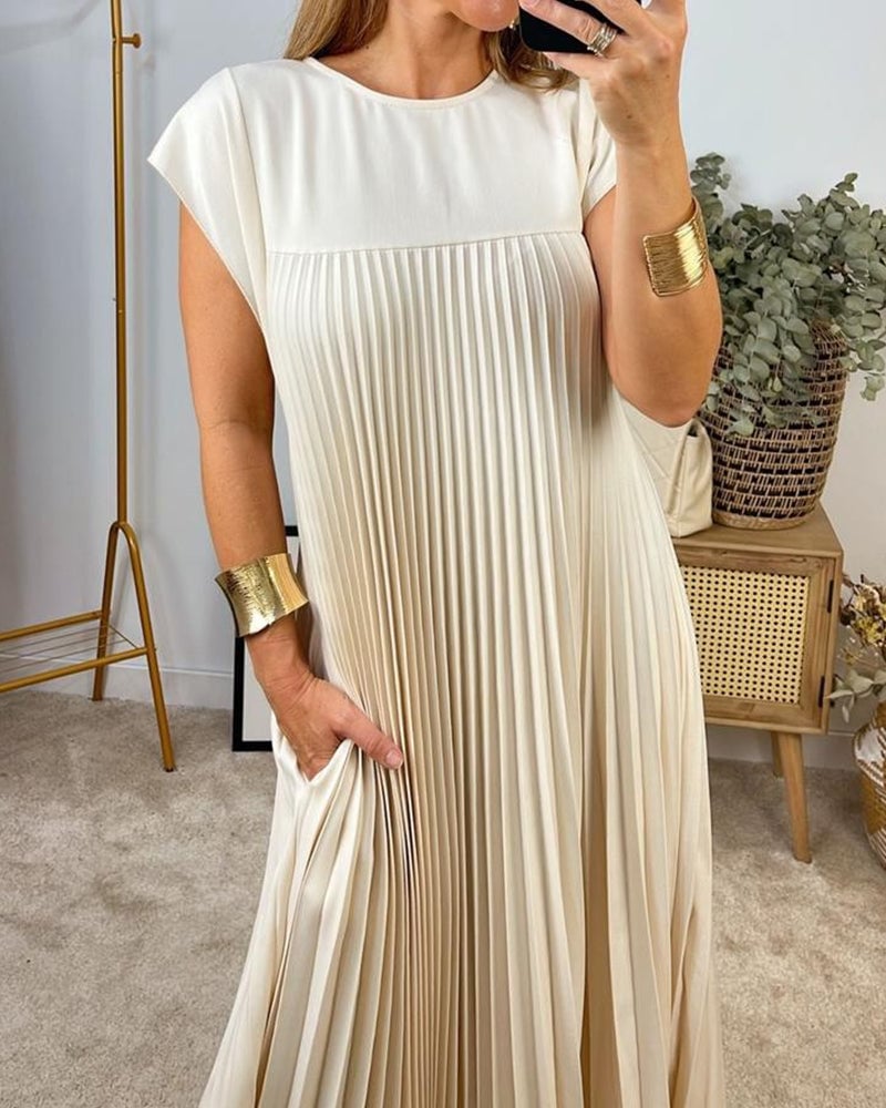 Everyday Comfort Dress – Beige