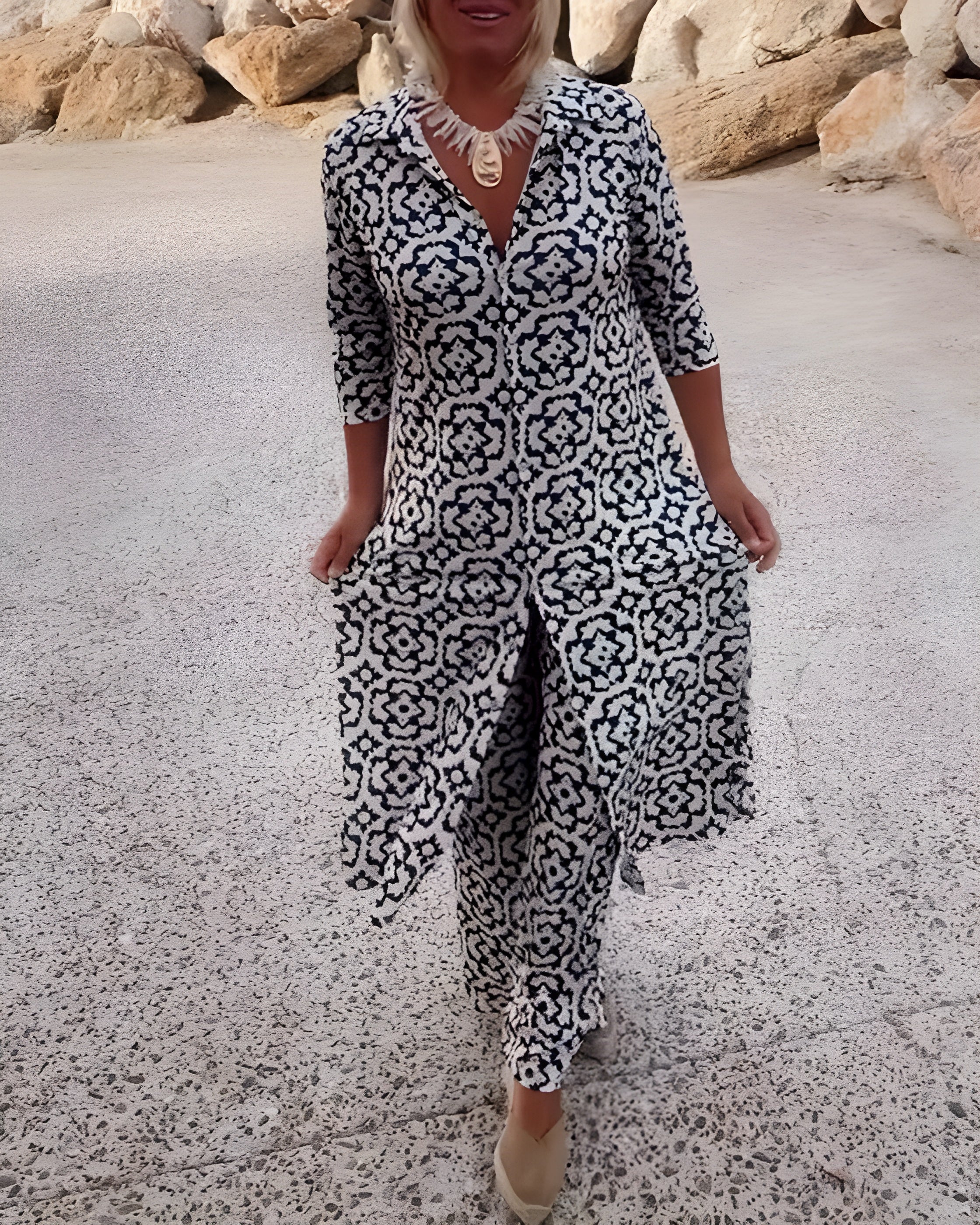 Women's Geometric Elegance Set
