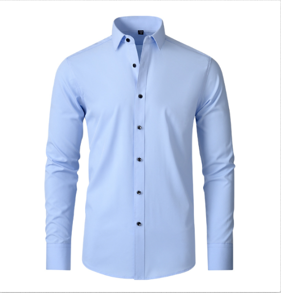 Men's Stretch Wrinkle-Free Dress Shirt