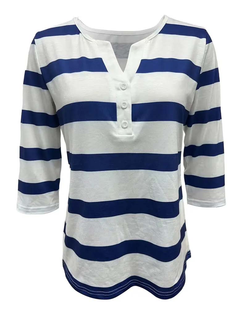 Women's Elegant Striped Blouse
