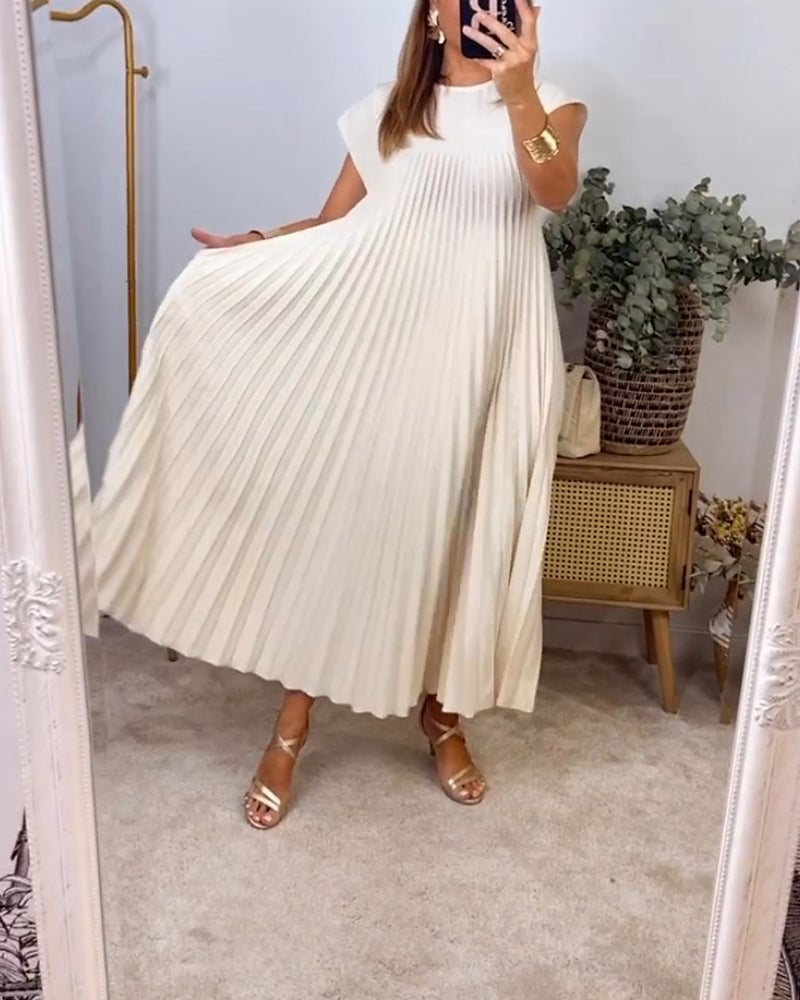 Everyday Comfort Dress – Beige