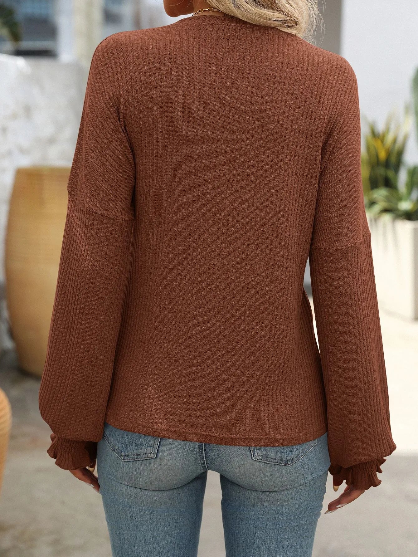 Soft Knit Sweater – Caramel