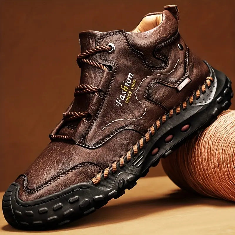 Rugged Men's Boots – Black