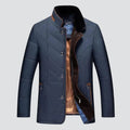 Men's Winter Coat with Stand Collar