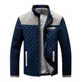 Men's Warm Autumn Jacket – Blue-Gray