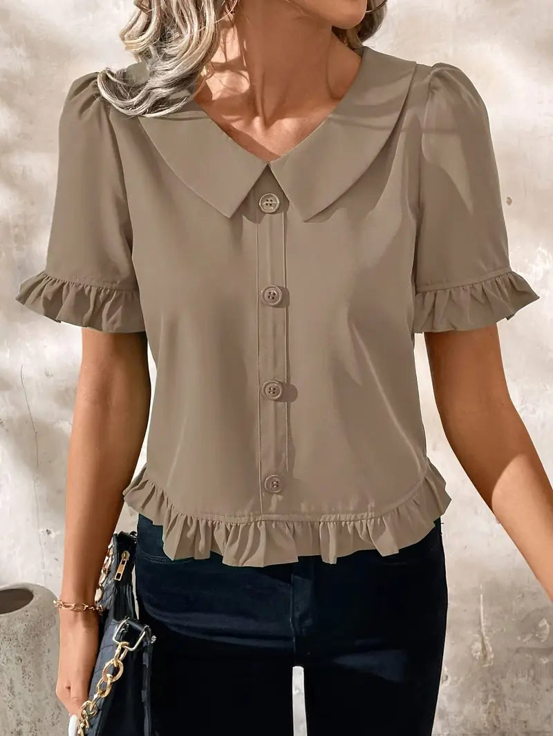 Elegant Blouse – Khaki