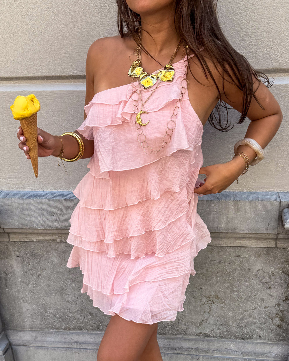Women's Ruffle Mini Dress