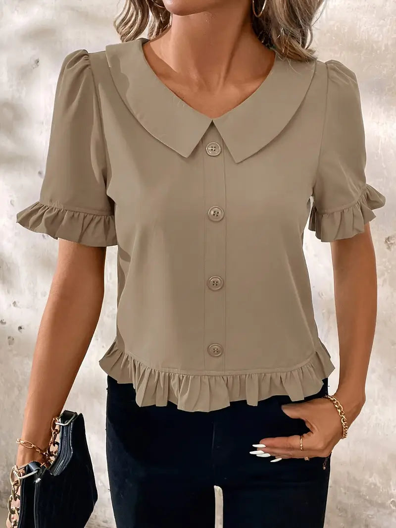 Elegant Blouse – Khaki