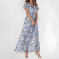 Women's Luxurious Maxi Dress – Lilac