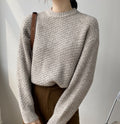Oversized Knit Sweater – Khaki