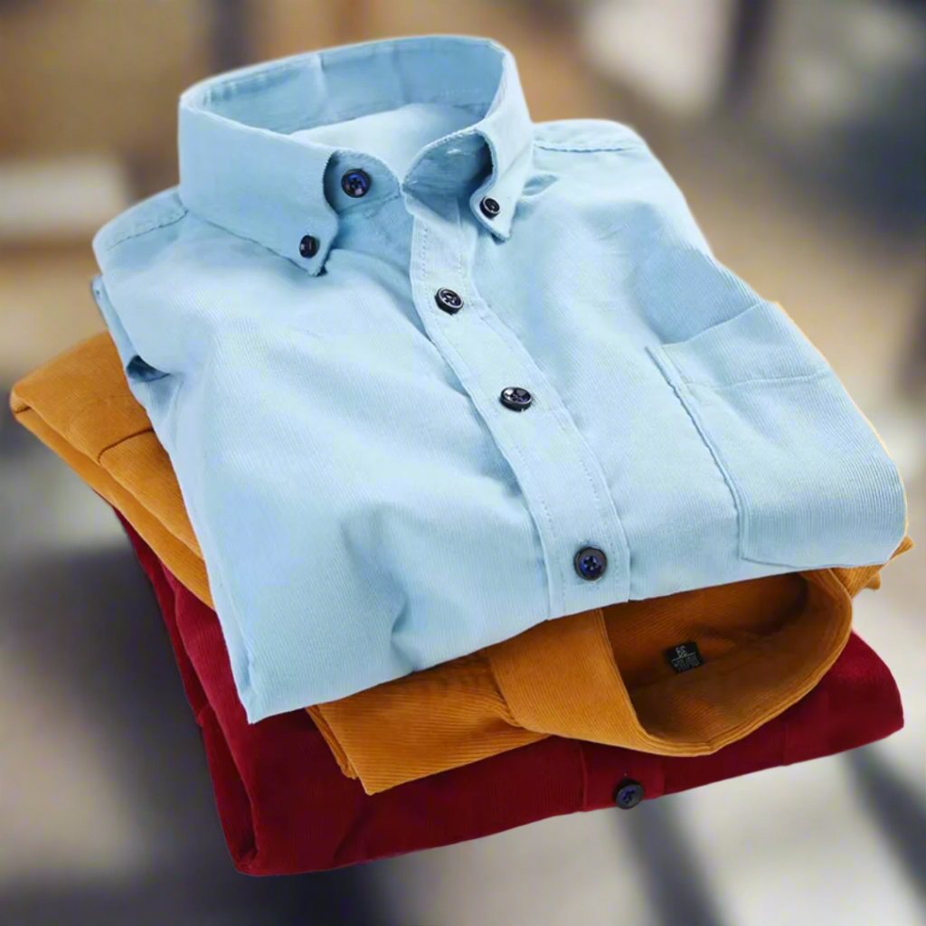 Men's Corduroy Long Sleeve Shirt