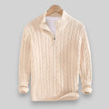 Men's Half-Zip Knit Sweater