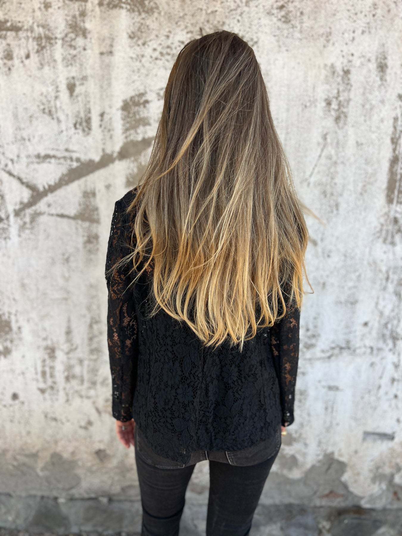 Lace Blazer – Black