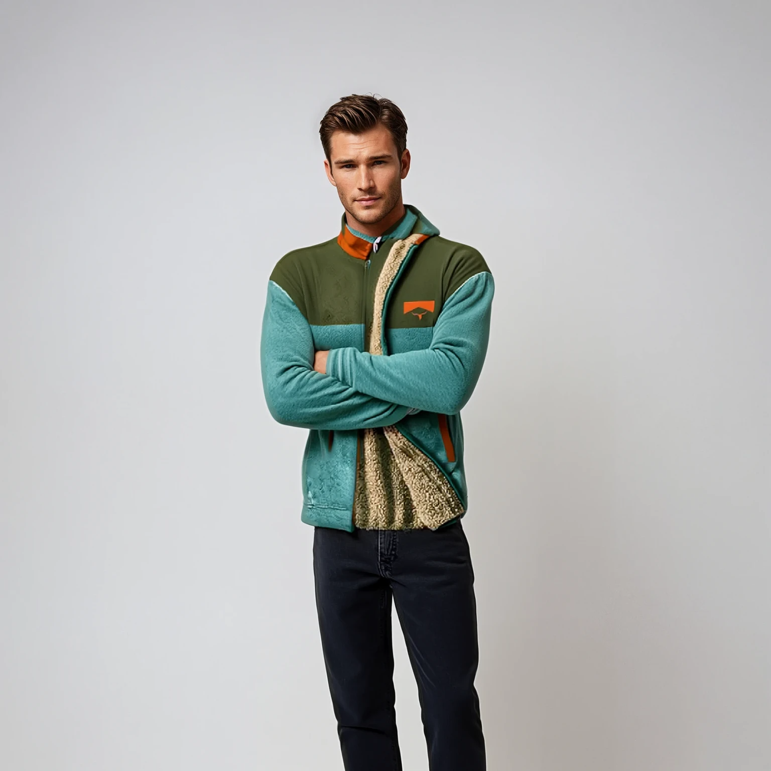 Men's Lined Fleece Jacket