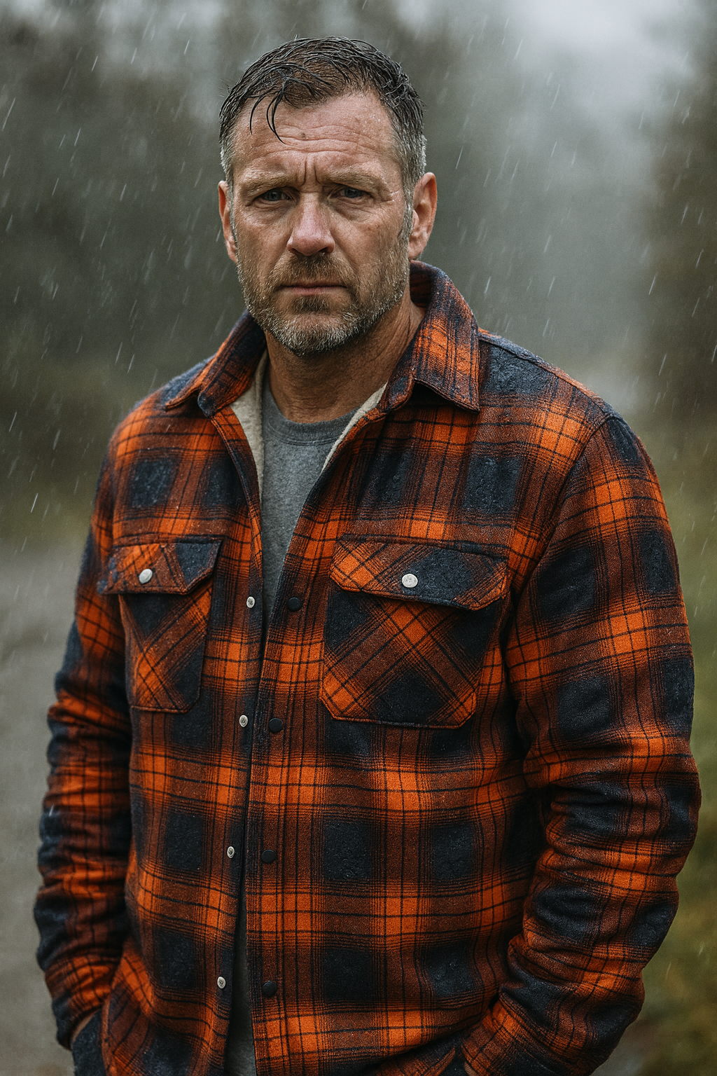 Men's Flannel Shirt Jacket