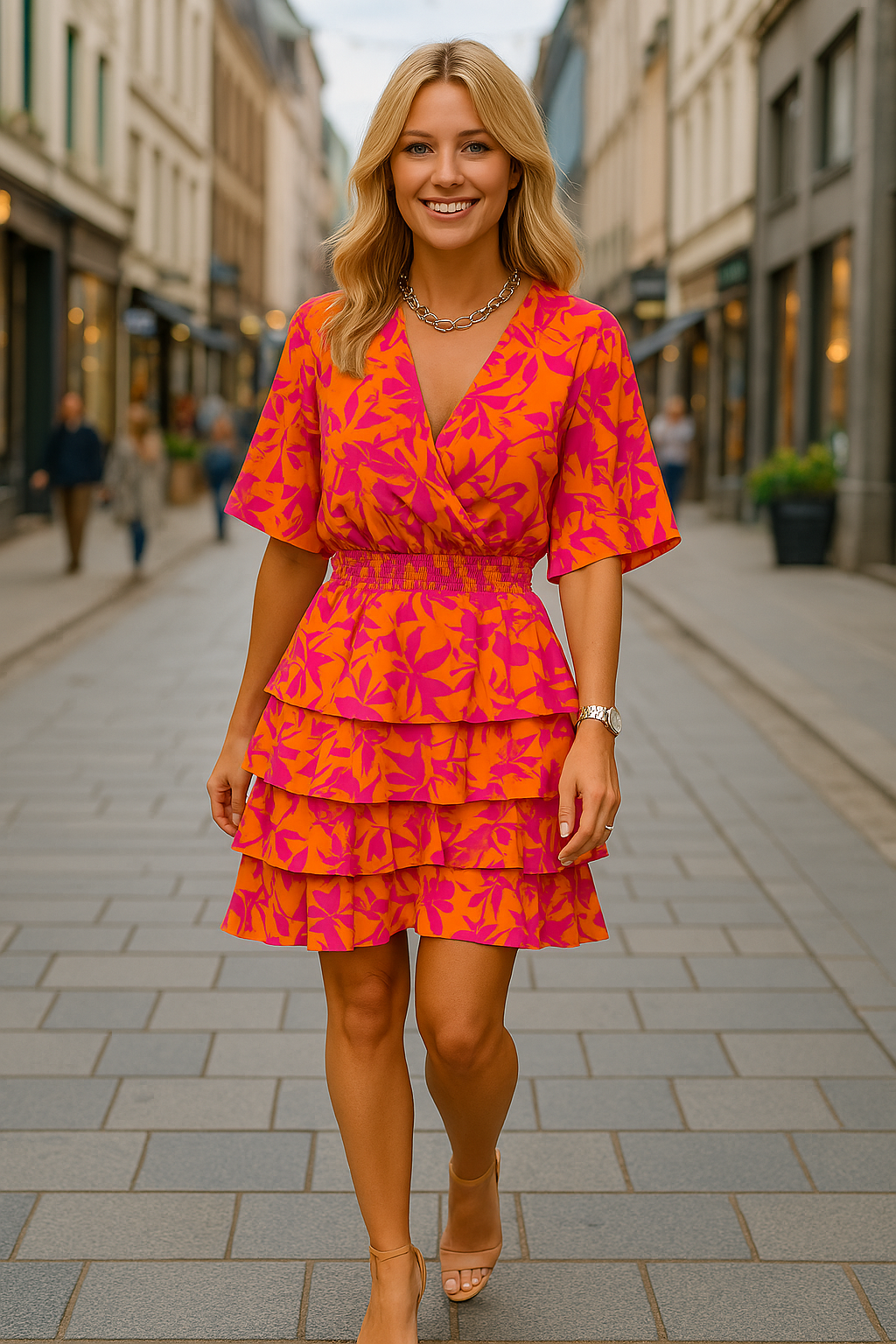 Women's Print Mini Dress