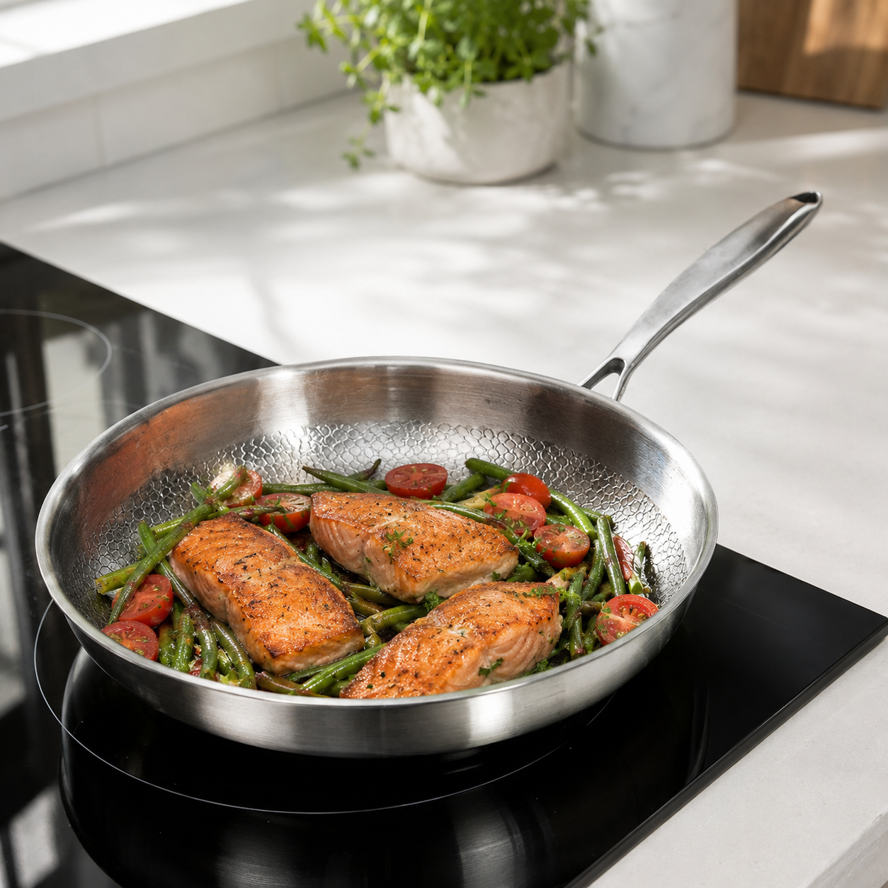 Titanium 3-Piece Frying Pan Set