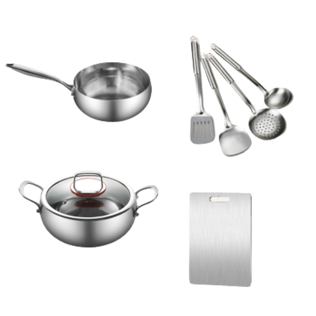 Titanium 4-Piece Cookware Set