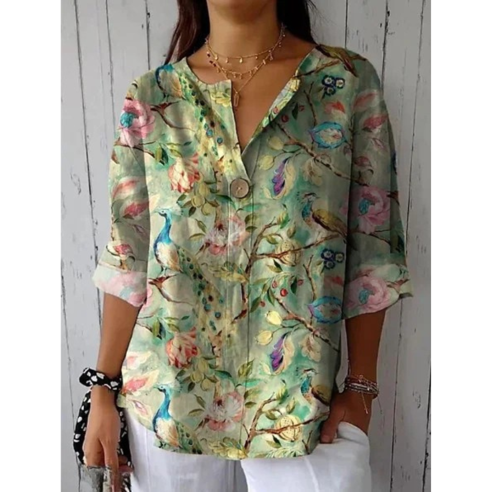 Women's Floral Blouse