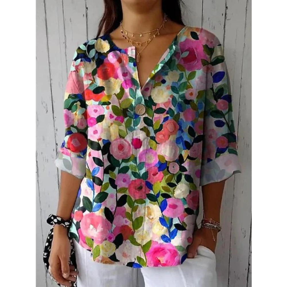 Women's Floral Blouse