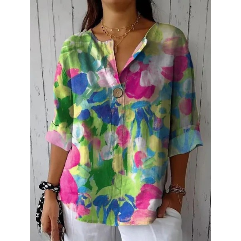 Women's Floral Blouse