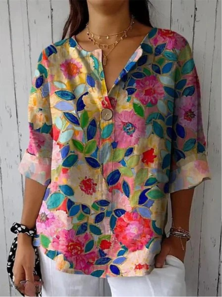 Women's Floral Blouse